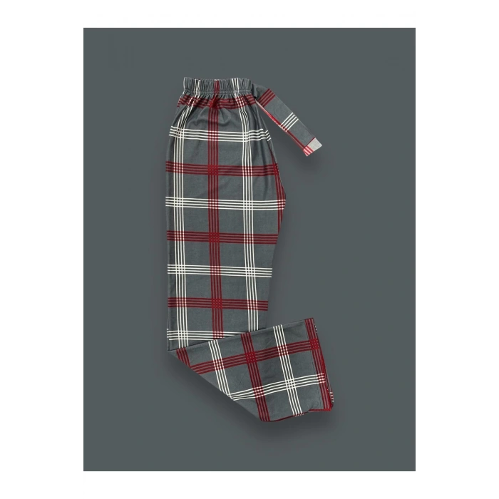 İpeksi Dokulu Süet Pijama Altı