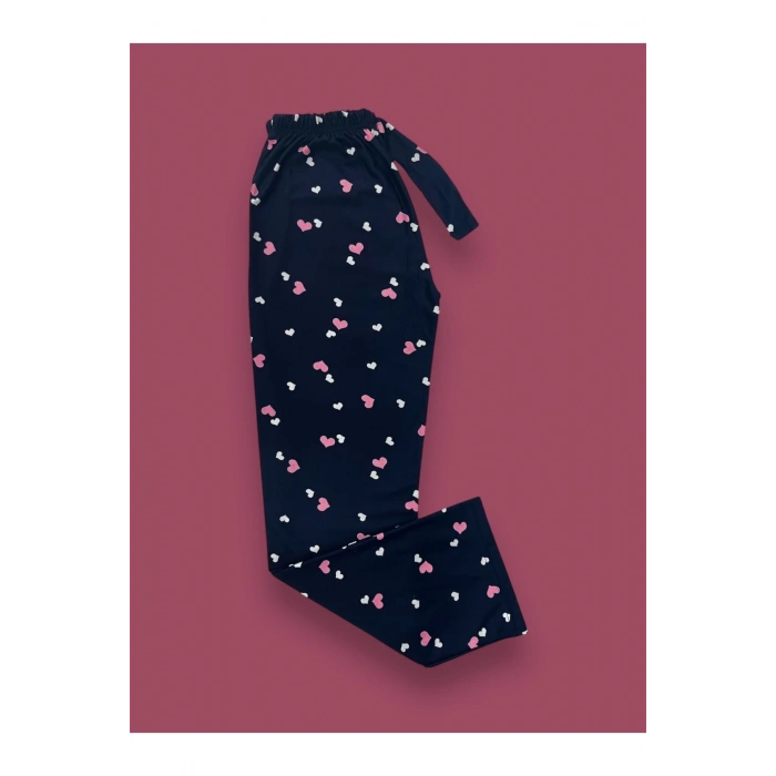 İpeksi Dokulu Süet Pijama Altı