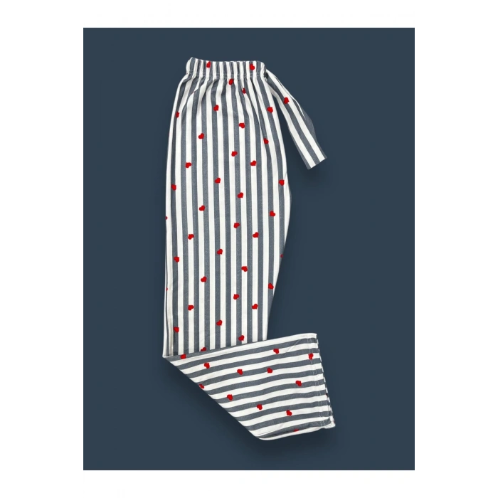 İpeksi Dokulu Süet Pijama Altı