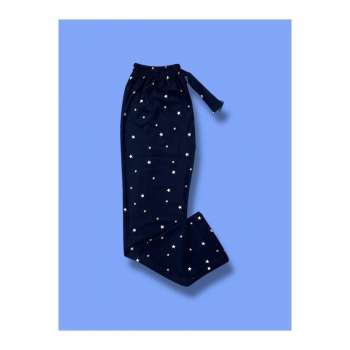 İpeksi Dokulu Süet Pijama Altı