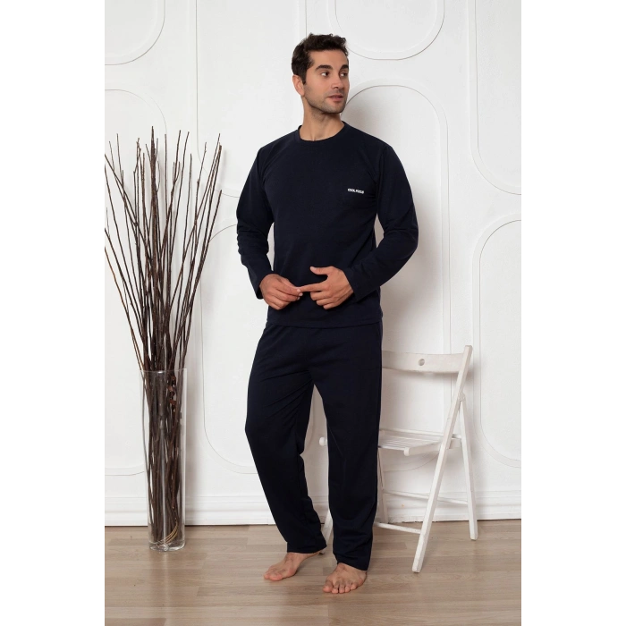 Kışlık Pamuklu Erkek Eşofman Pijama Takımı