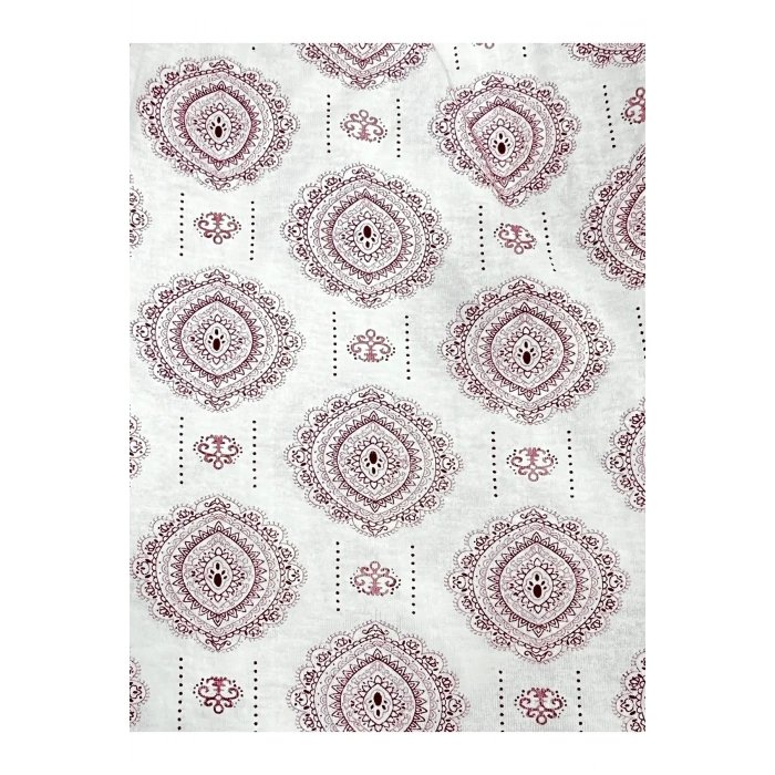 Desenli Penye Diz Altı Büyük Beden Anne Kadın Kapri