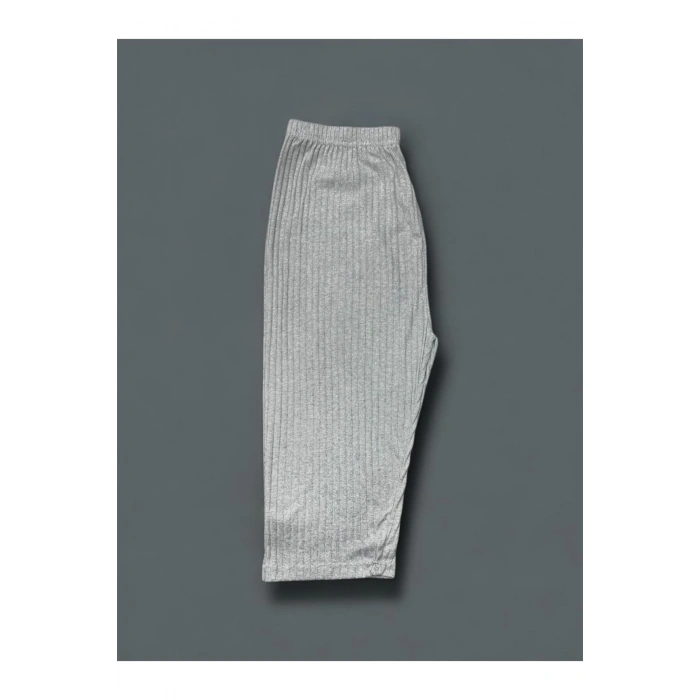 Esnek Fitilli Diz Altı Büyük Beden Anne Kadın Kapri