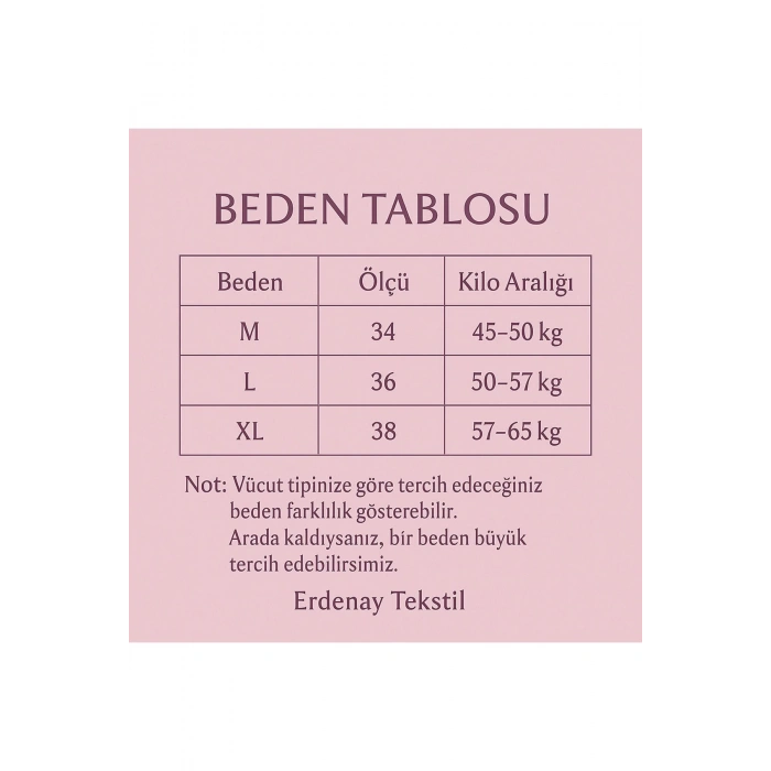 Yüksek Kalite Penye Kadın Bikini Külot 6lı