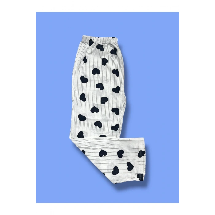 Battal Beden Anne Penye Pijama Alt