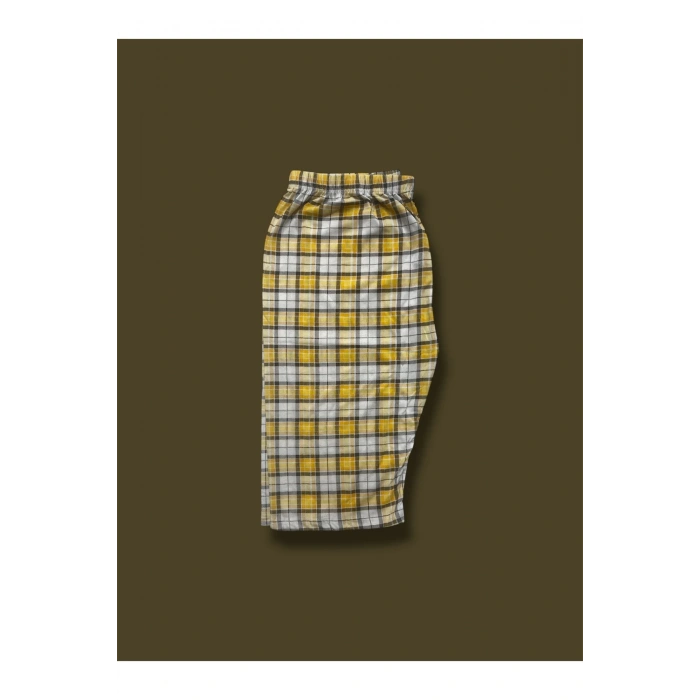 Desenli Penye Diz Altı Büyük Beden Anne Kadın Kapri