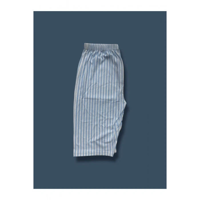 Desenli Penye Diz Altı Büyük Beden Anne Kadın Kapri