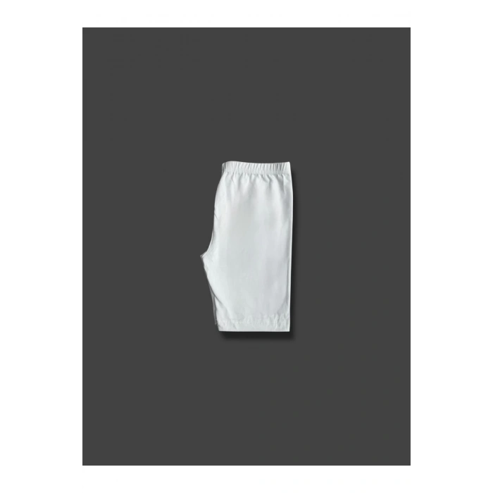 Kız Çocuk Paçalı Külot/Boxer Şort Beyaz 3lü
