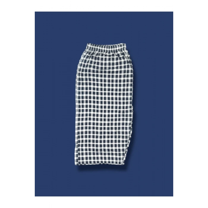 Desenli Penye Diz Altı Büyük Beden Anne Kadın Kapri