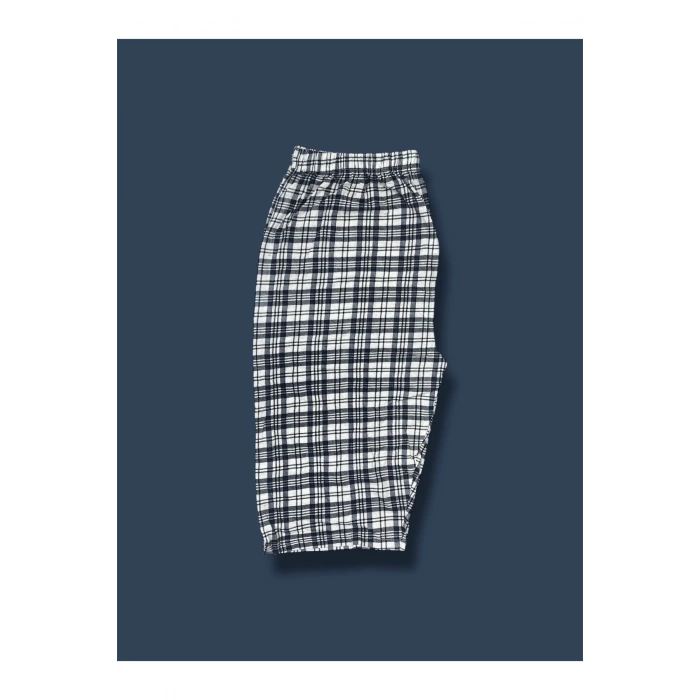 Desenli Penye Diz Altı Büyük Beden Anne Kadın Kapri