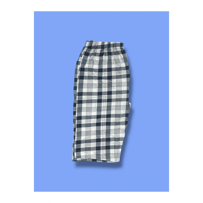 Desenli Penye Diz Altı Büyük Beden Anne Kadın Kapri