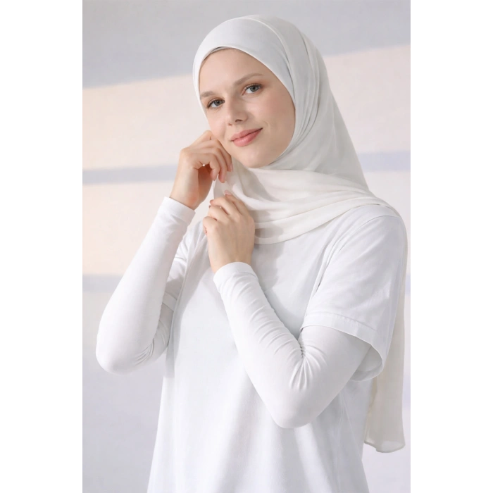 Penye Namaz Kolluğu 3 Çift - Beyaz