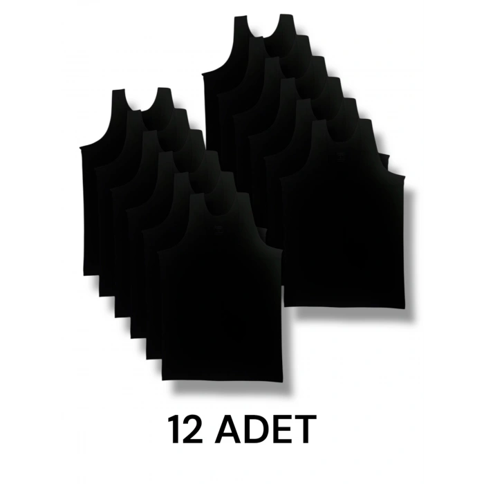 Askılı Erkek Atlet Pamuklu 12li Paket