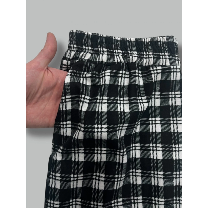 Cepli Ipeksi Dokulu Süet Pijama Alt Unisex