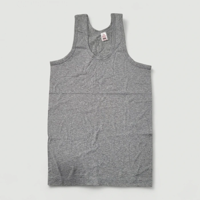 Ekonomik Erkek Çocuk Pamuklu Atlet 6lı Paket - Gri