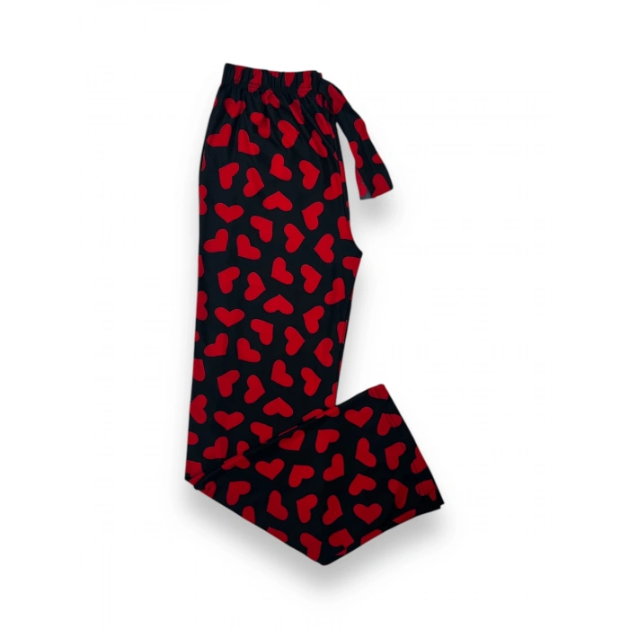 İpeksi Dokulu Süet Pijama Altı