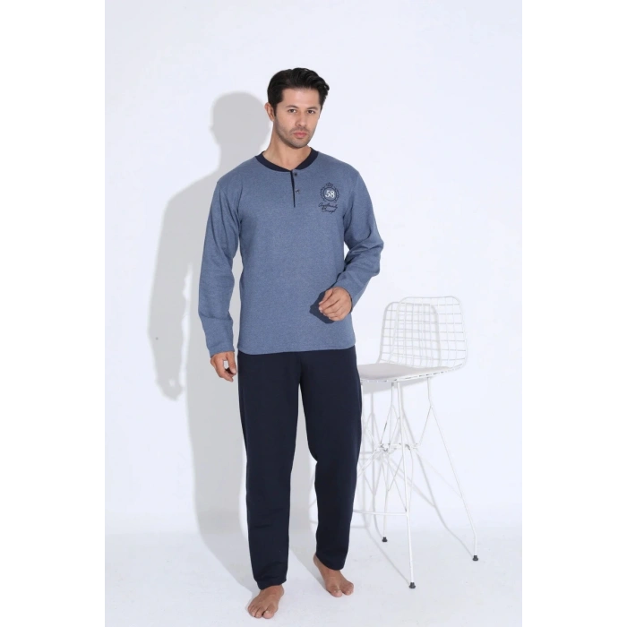 Uzun Kollu Erkek Pijama Takımı