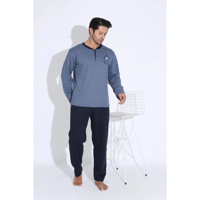 Uzun Kollu Erkek Pijama Takımı