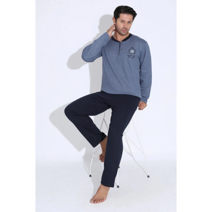 Uzun Kollu Erkek Pijama Takımı