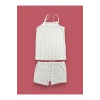Kız Çocuk Atlet Boxer Takımı Pamuklu 6lı Paket