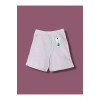 Çizgili Pamuklu Cepli Kadın Şort