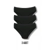 Yüksek Kalite Penye Kadın Bikini Külot 3lü