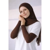 Kaliteli Penye Namaz Kolluğu 3 Çift - Siyah - Beyaz - Kahve