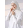 Kaliteli Penye Namaz Kolluğu 3 Çift - Siyah - Beyaz - Ten