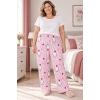 Desenli Penye Kadın Pijama Altı