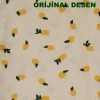 İpeksi Dokulu Süet Pijama Altı Limon Desenli