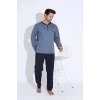 Uzun Kollu Erkek Pijama Takımı