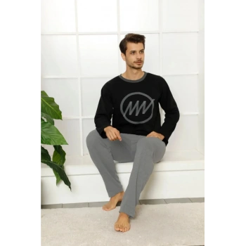 Uzun Kollu Erkek Pijama Takımı