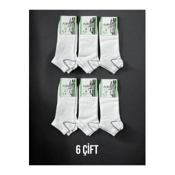 Pamuklu Patik/Bilek/Kısa Kadın Çorap 6lı