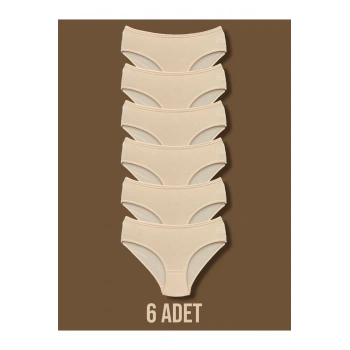 Yüksek Kalite Penye Kadın Bikini Külot 6lı