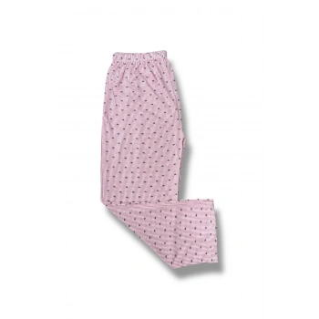 Desenli Penye Kadın Pijama Altı