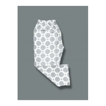 Desenli Penye Kadın Pijama Altı