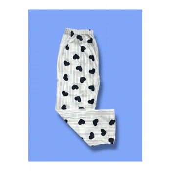 Battal Beden Anne Penye Pijama Alt