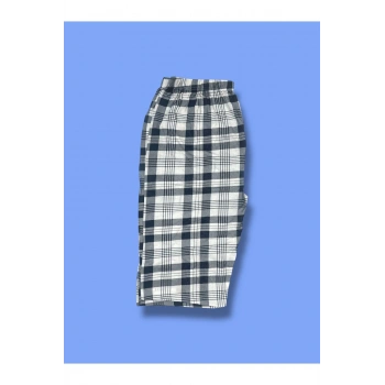 Desenli Penye Diz Altı Büyük Beden Anne Kadın Kapri