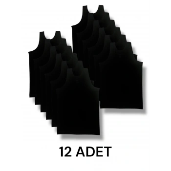 Askılı Erkek Atlet Pamuklu 12li Paket