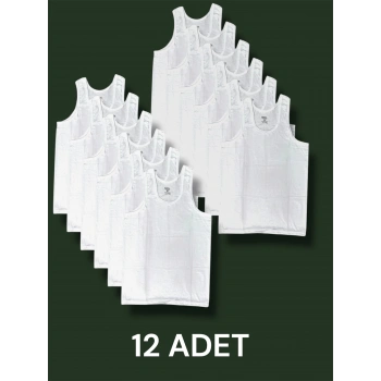 Askılı Erkek Atlet Pamuklu 12li Paket