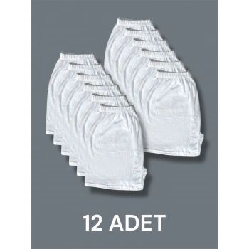 Pamuklu Arjantin Paçalı Erkek Boxer 12li