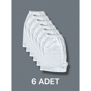 Pamuklu Arjantin Paçalı Erkek Boxer 6lı