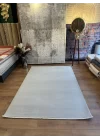 Destan Halı Palermo Yumuşak Yapılı Microfiber Toz Tüy Çıkarmaz Modern Salon Oturma Odası Yatak Odası Halısı Açık Gri