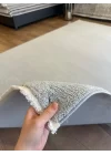 Destan Halı Palermo Yumuşak Yapılı Microfiber Toz Tüy Çıkarmaz Modern Salon Oturma Odası Yatak Odası Halısı Açık Gri