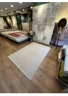 Destan Halı Palermo Yumuşak Yapılı Microfiber Toz Tüy Çıkarmaz Modern Salon Oturma Odası Yatak Odası Halısı Bej