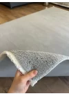 Destan Halı Palermo Yumuşak Yapılı Microfiber Toz Tüy Çıkarmaz Modern Salon Oturma Odası Yatak Odası Halısı Koyu Gri