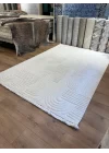 Destan Halı Tokyo Beyaz Modern İskandinav Hav Toz Vermez Etnik Modern Makine Halısı