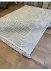 Destan Halı Tokyo Gri Modern İskandinav Hav Toz Vermez Etnik Modern Makine Halısı