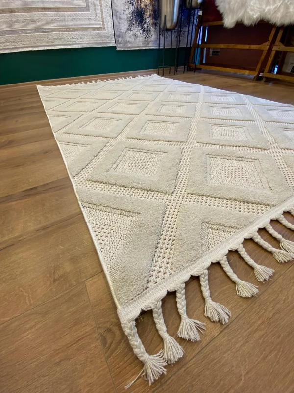 Destan Halı LUPİN 18508 Iskandinav Tarz Dokuma Modern Desenli Halı