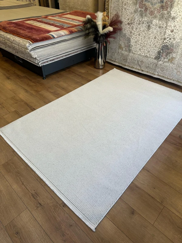 Destan Halı Nova İnce Yapılı ve Modren Hav Toz Vermez Kolay Temizlenebilir Makine Halısı 3501